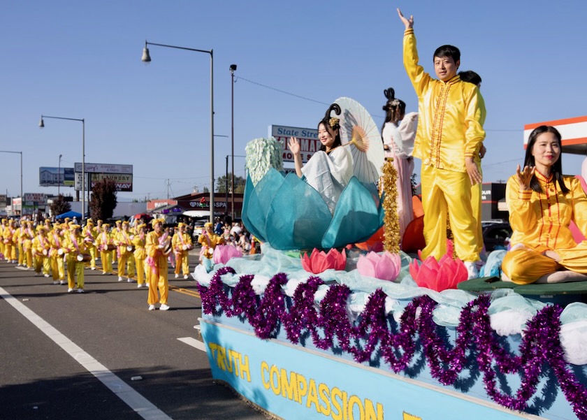 Image for article Washington: Falun Dafa gana premio en desfile del Festival Anual de la Fresa