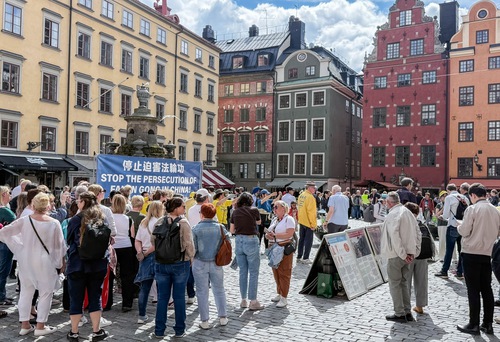 Image for article Practicantes generan conciencia durante las celebraciones del Día Nacional de Suecia
