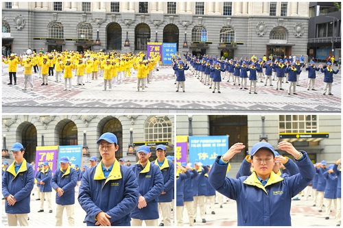 Image for article Los habitantes de Auckland apoyan los eventos de Falun Dafa que exigen el fin de 27 años de persecución en China