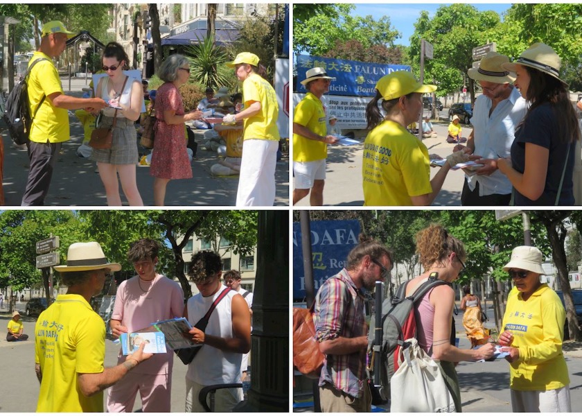 Image for article Manifestación en París exige el fin de la persecución a Falun Dafa durante 27 años