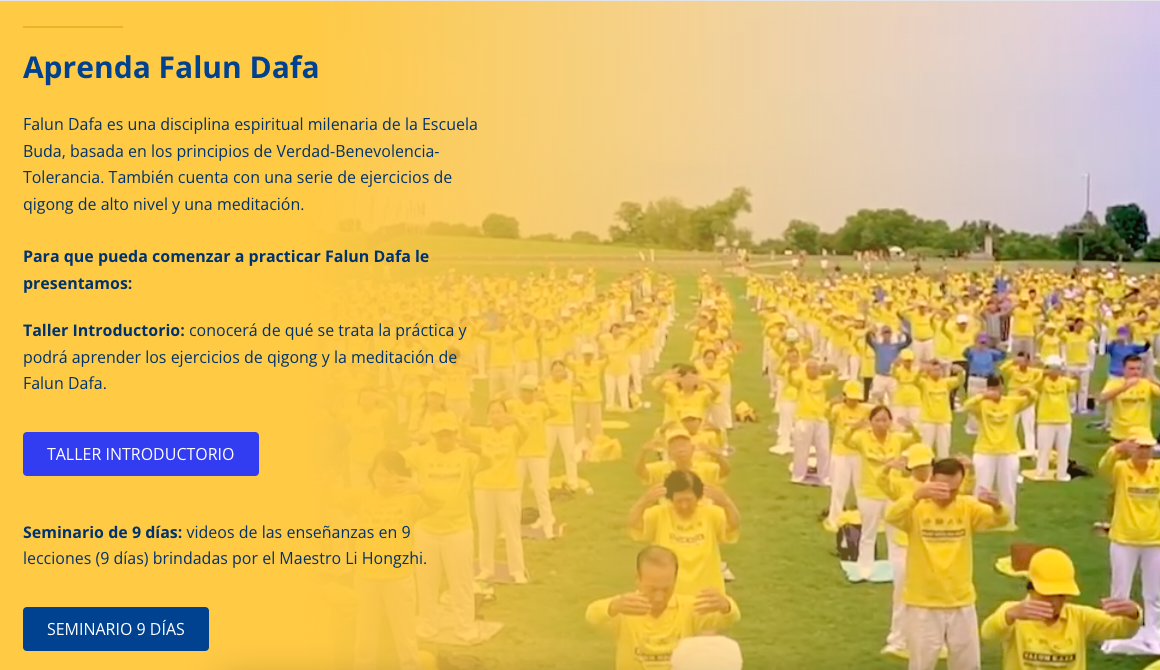 Image for article Más de 165.000 personas en 170 países se benefician de las clases gratuitas de Falun Dafa en línea