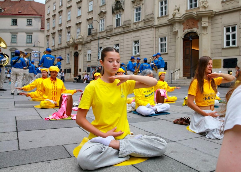 Image for article Evento de Falun Dafa de dos días en Viena es bien recibido